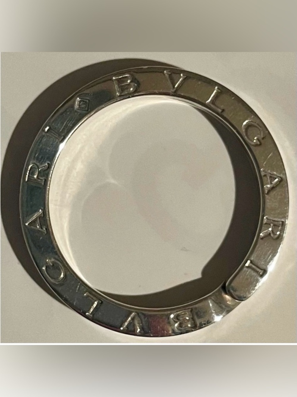 BVLGARI Sterling Silver Logo Key Ring 
BVLGARI Key Ring /Pendant SV925 11.4g - Picture 3 of 5